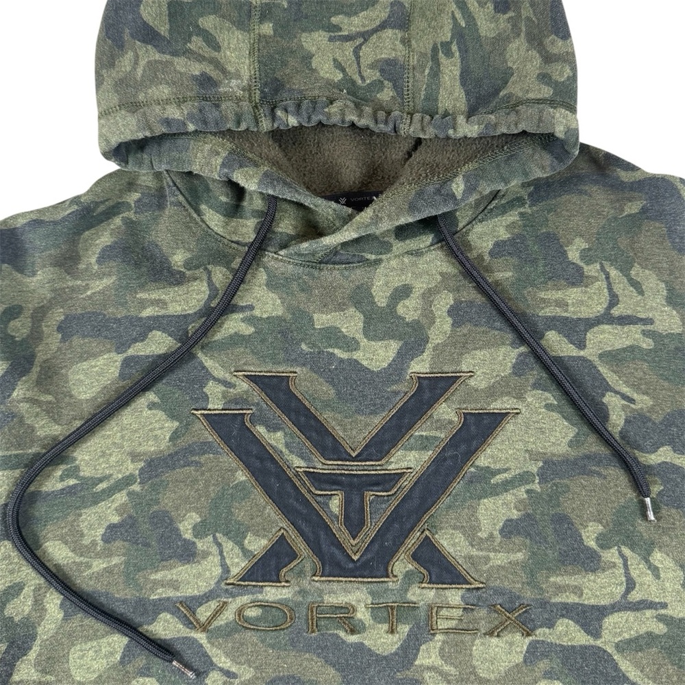 Vortex Green Camo Hoodie for Men
